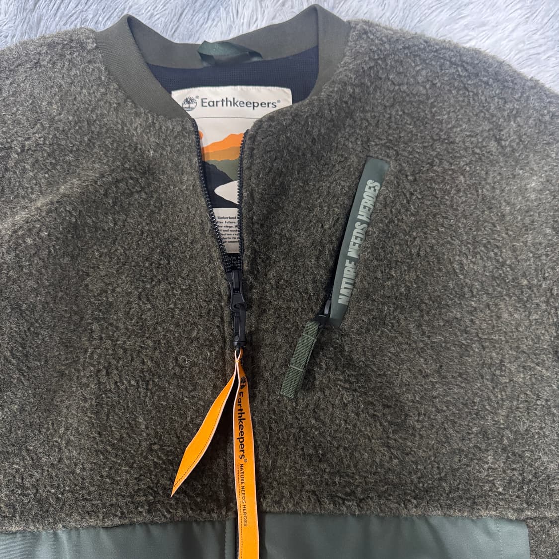 팀버랜드 후리스 울  집업자켓 M/M 사이즈 상품이미지3