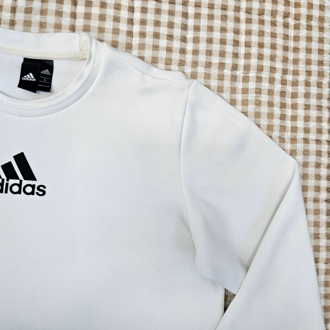 아디다스 슬림핏 맨투맨 남자100 상품이미지3