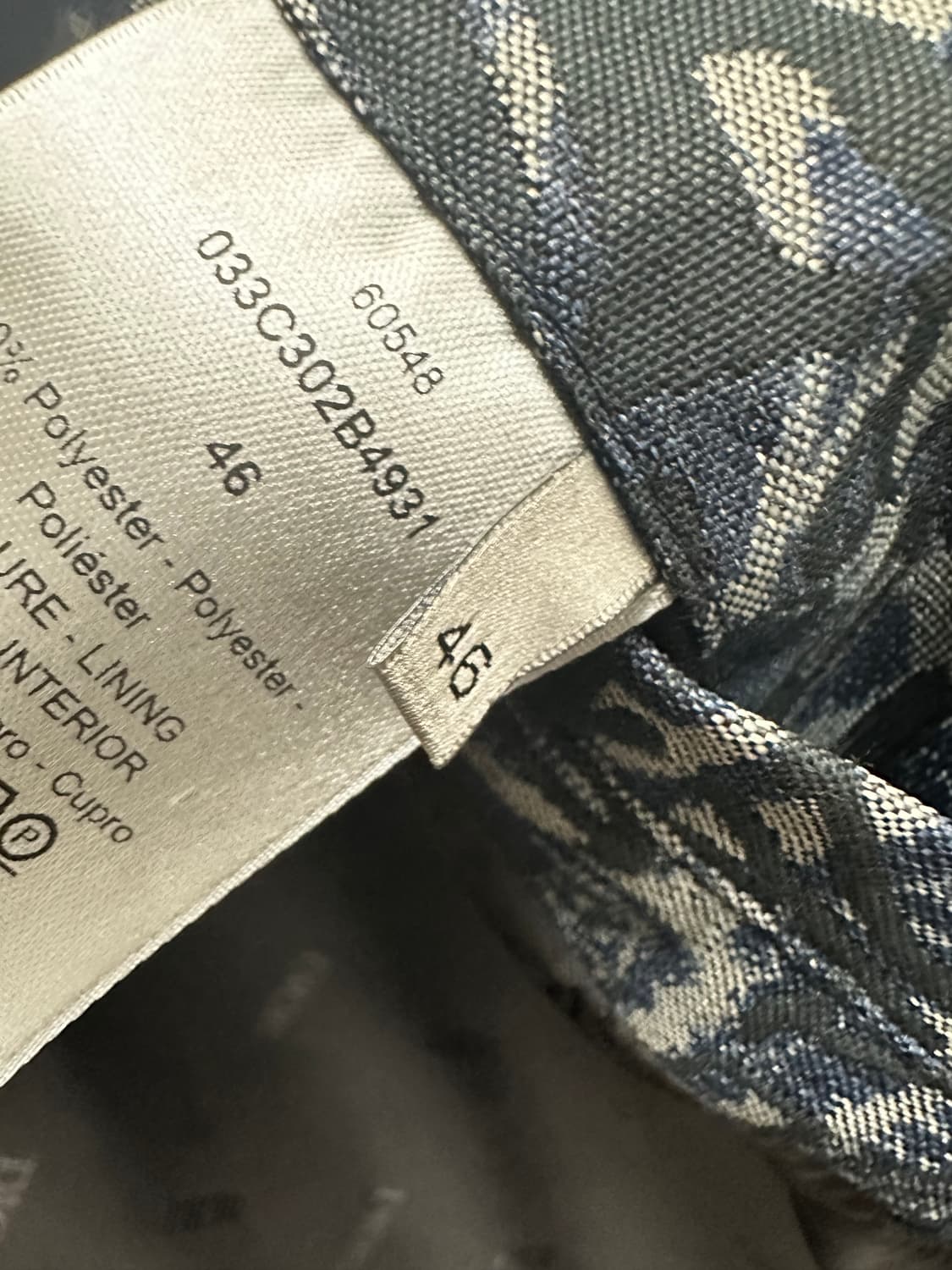 디올 x 스투시 로고 올오버 후드 코트 (105)  상품이미지7