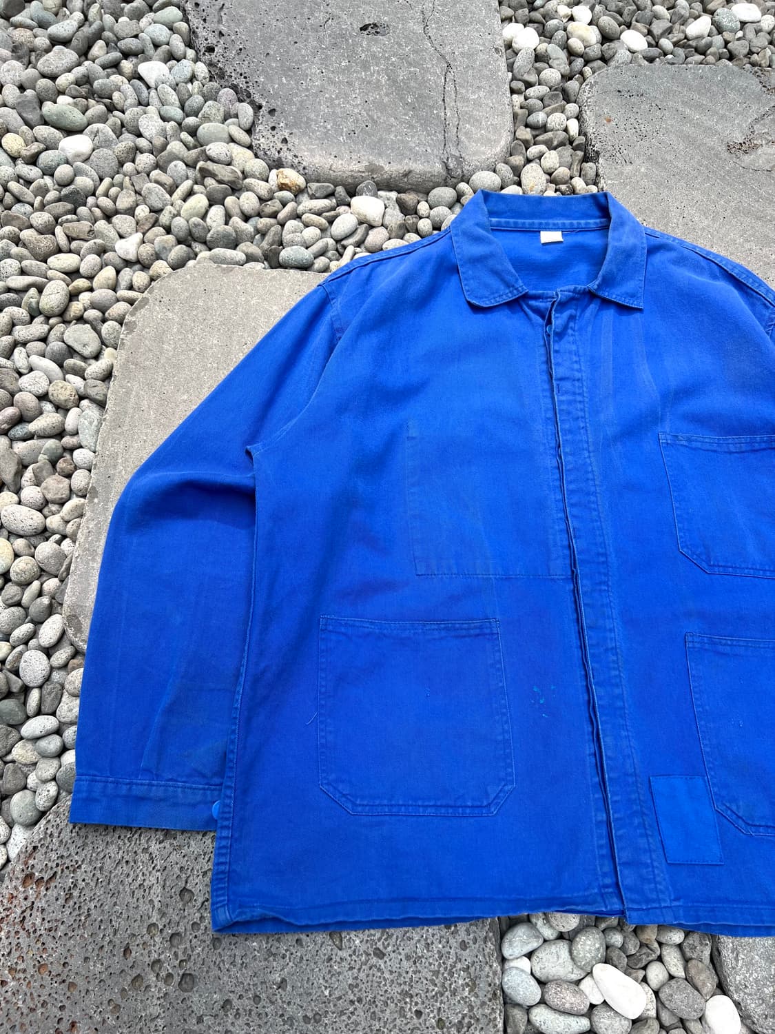 OLD VINTAGE SUN FADED WASHING 프렌치워크자켓 상품이미지3
