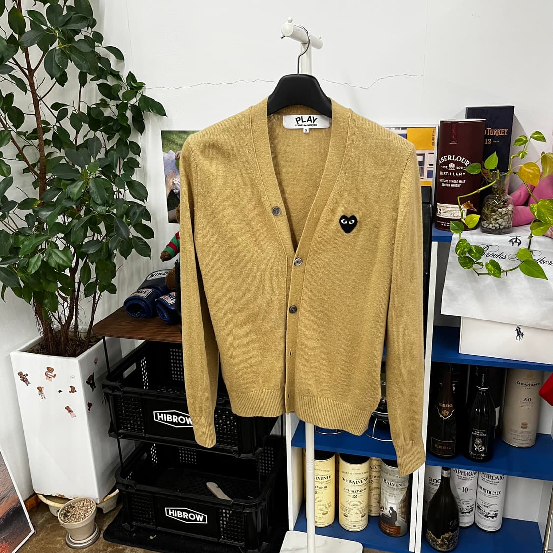 꼼데가르송 울 가디건 S 상품이미지1