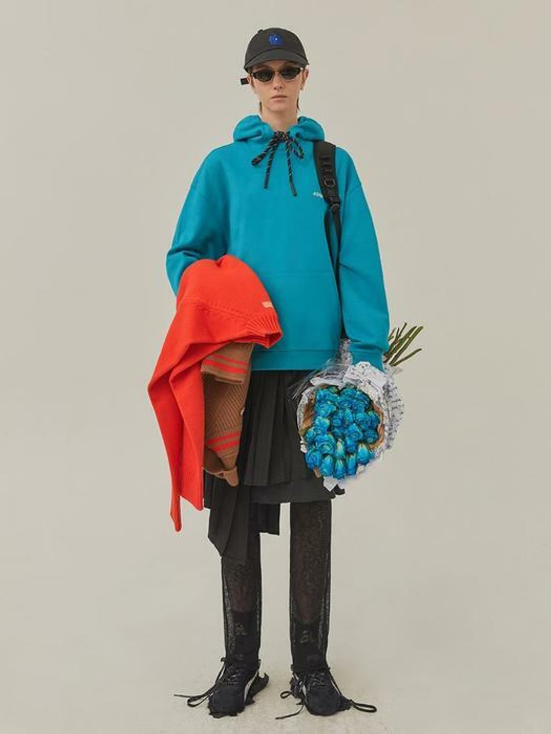 아더에러 자수로고 후드티 1 사이즈 실측 105 상품이미지2