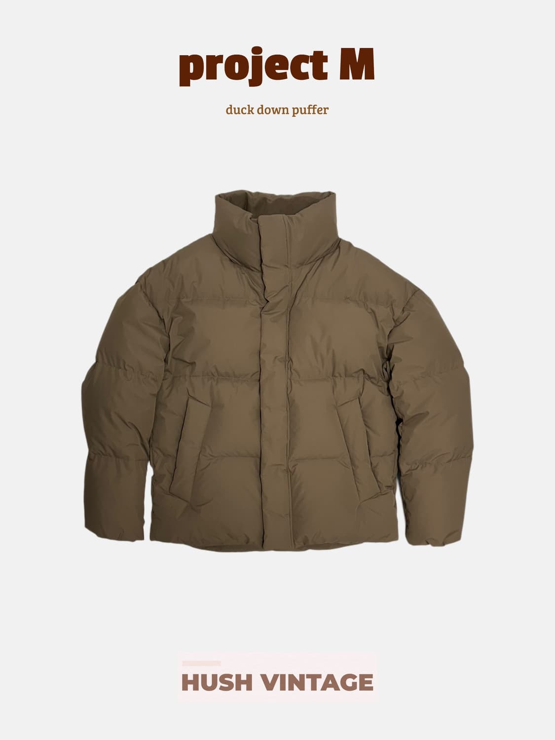 프로젝트엠 덕다운 푸퍼 패딩 상품이미지1