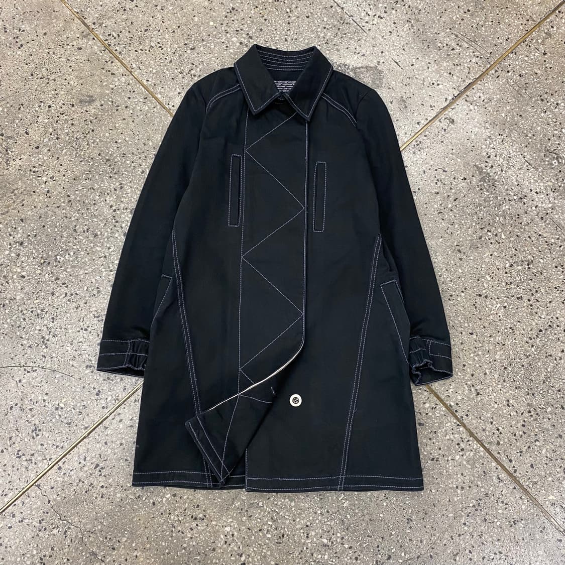 Japaese 일본 빈티지 블랙 코튼 자켓 상품이미지2