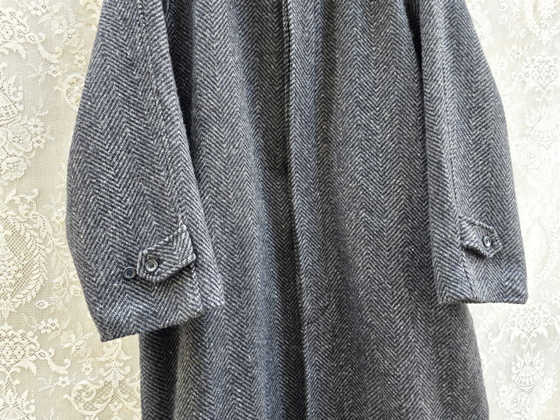 90s 헤링본 트위드 발마칸 니트 빅토리아 디자인 상품이미지3