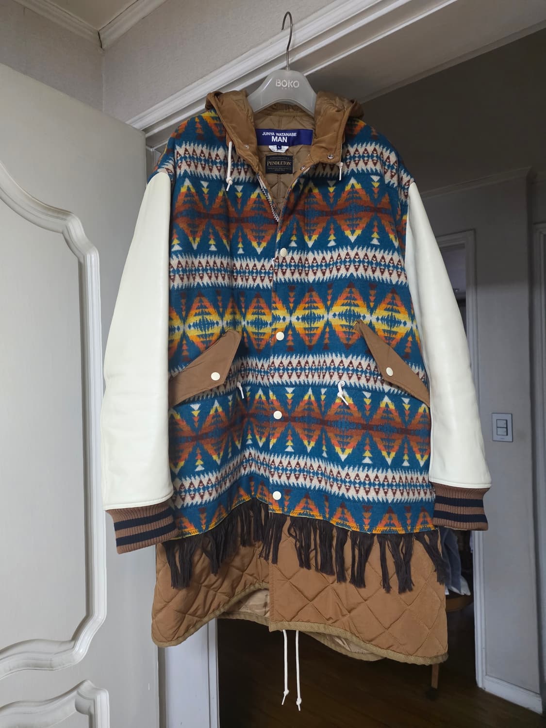 준야와타나베 펜들턴 자미로콰이 퀼팅 야상 파카 상품이미지1