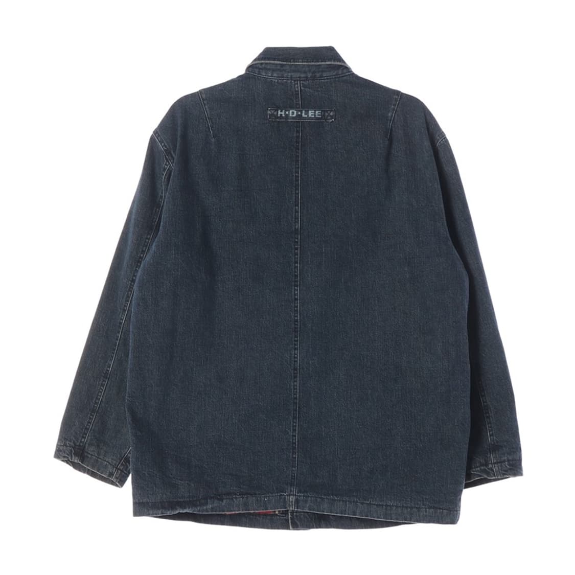 Lee 빈티지 체크 라이닝 데님 초어 코트 M 상품이미지2