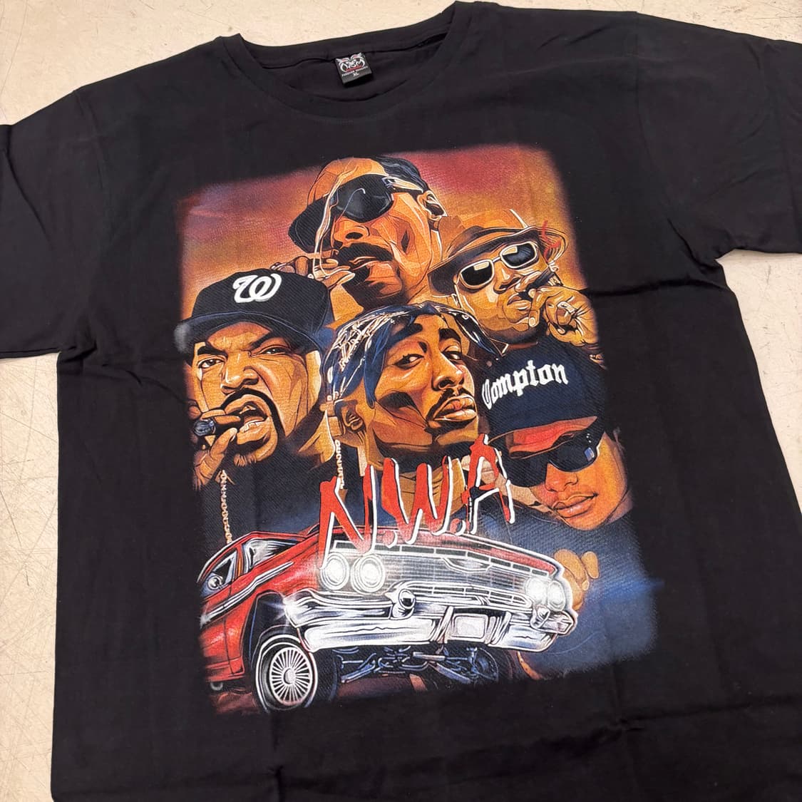 빈티지 nwa 크루 힙합 티셔츠 상품이미지2
