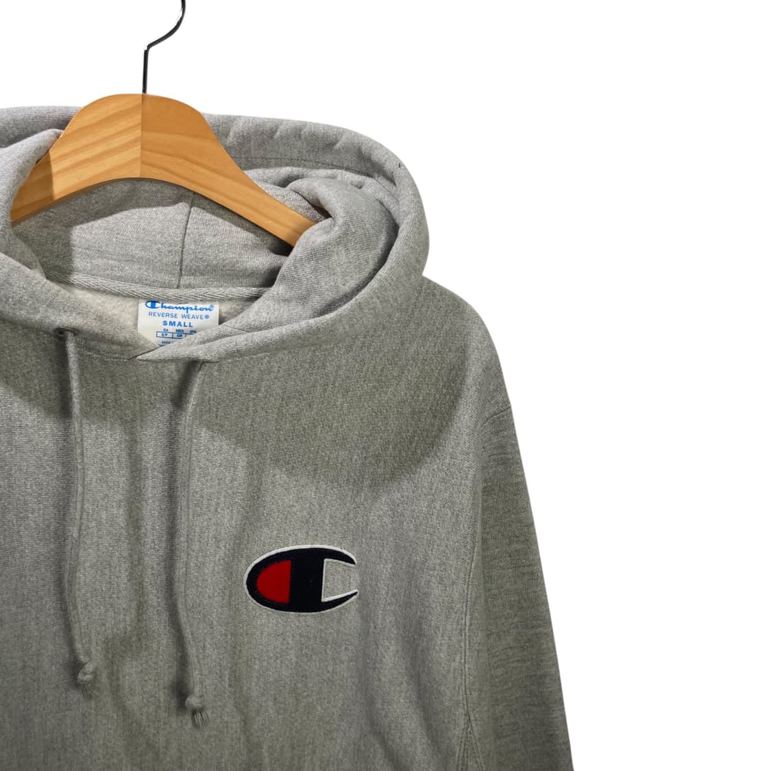 챔피온 리버스위브 그레이 후드 상품이미지3