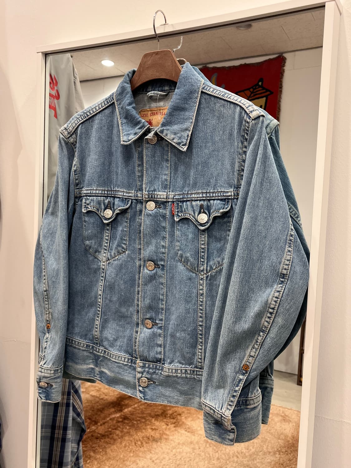 00s Levis 리바이스 70901 Type1 타입원 데님 트러커 자켓 상품이미지1