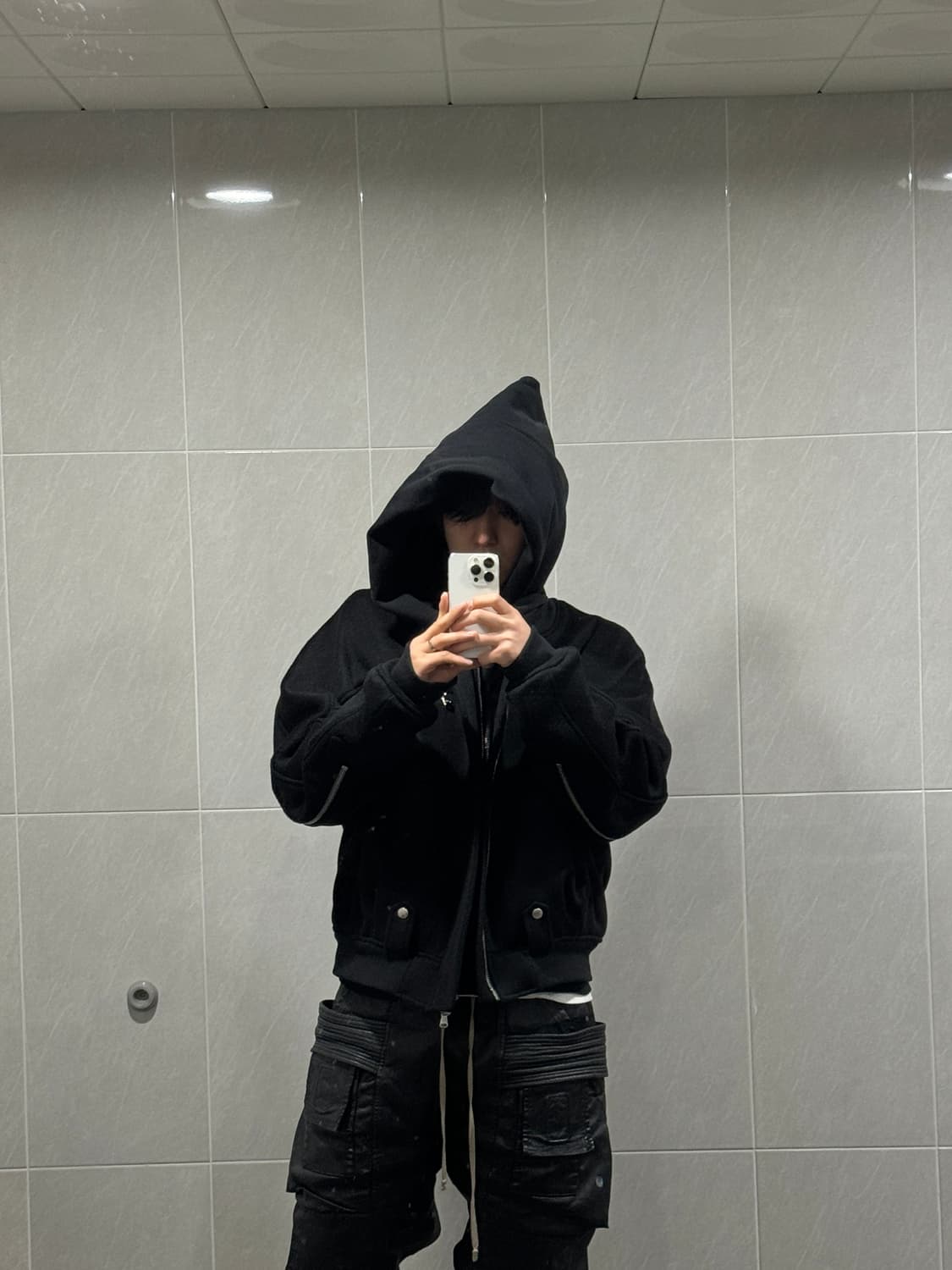 그레일즈 백지퍼 캐시미어 봄버 3사이즈 상품이미지9