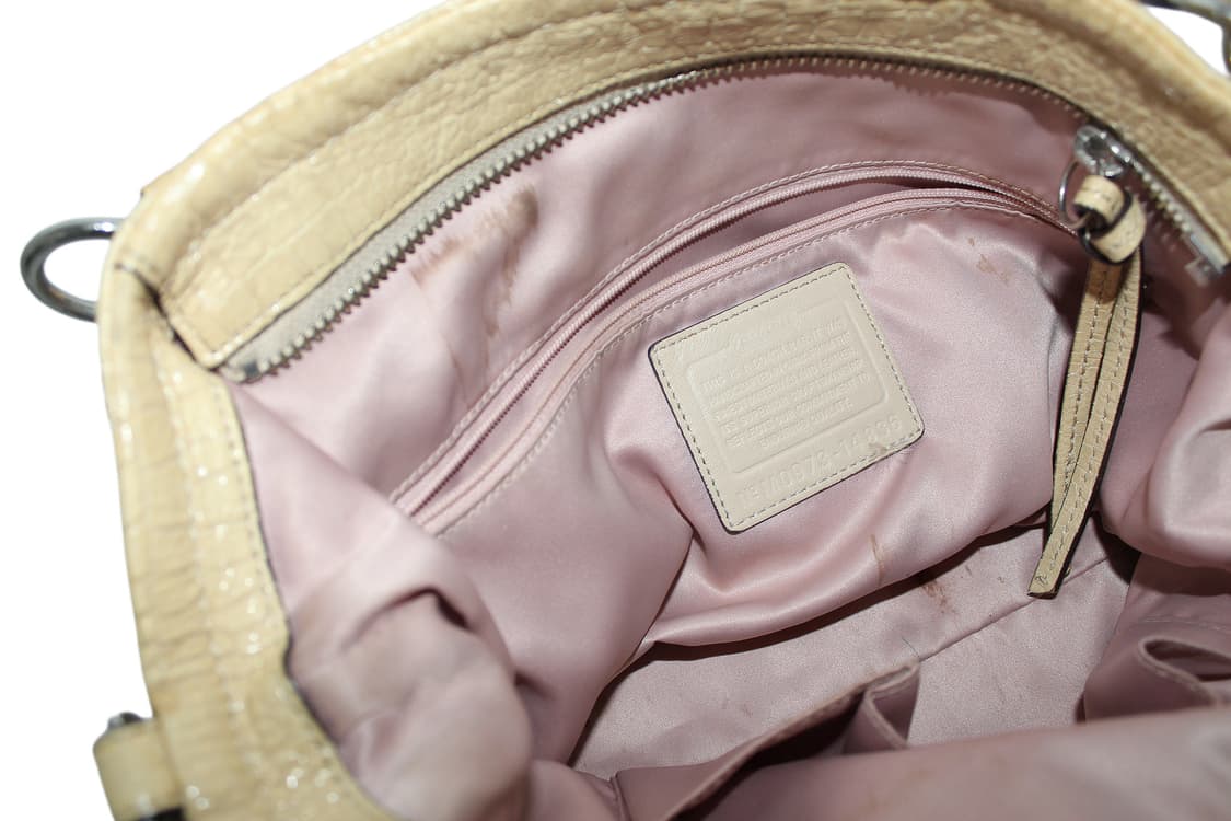 2000s COACH Y2K 코치 파이톤레더 2WAY백 상품이미지4