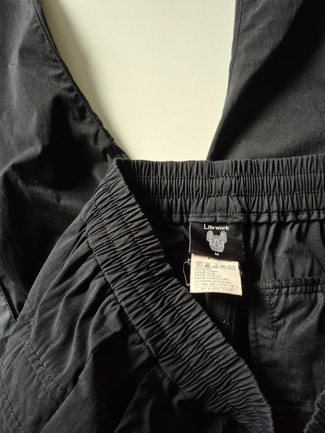 라이프워크 블랙 카고 조거팬츠 상품이미지7