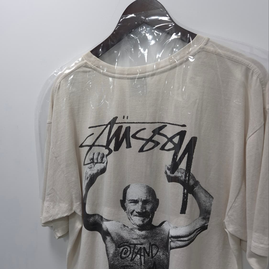 스투시 x 마틴 로즈 스탠드 펌 피그먼트 다이드 티 내츄럴 L / 할인 상품이미지4