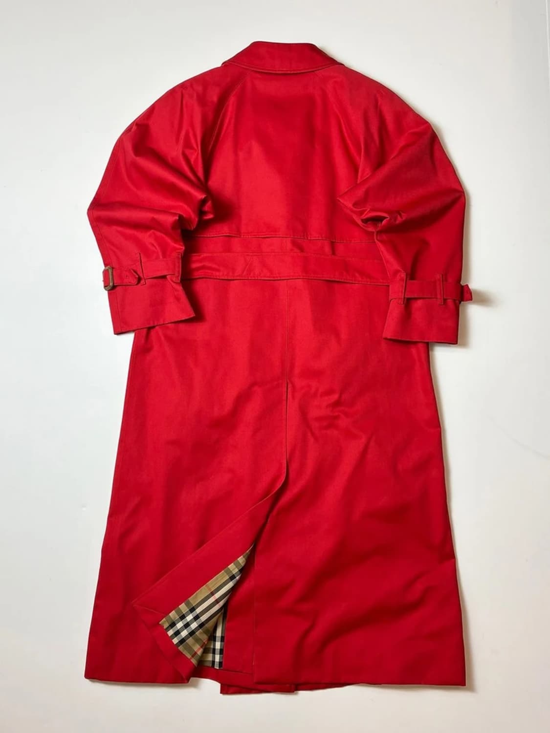 버버리 90's 개버딘 오리지널 벨티드 롱 트렌치 코트 PN8179 상품이미지5