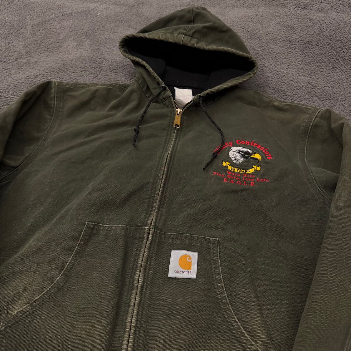 [ 정품 ] 칼하트 덕액티브 후드 집업 자켓 상품이미지1