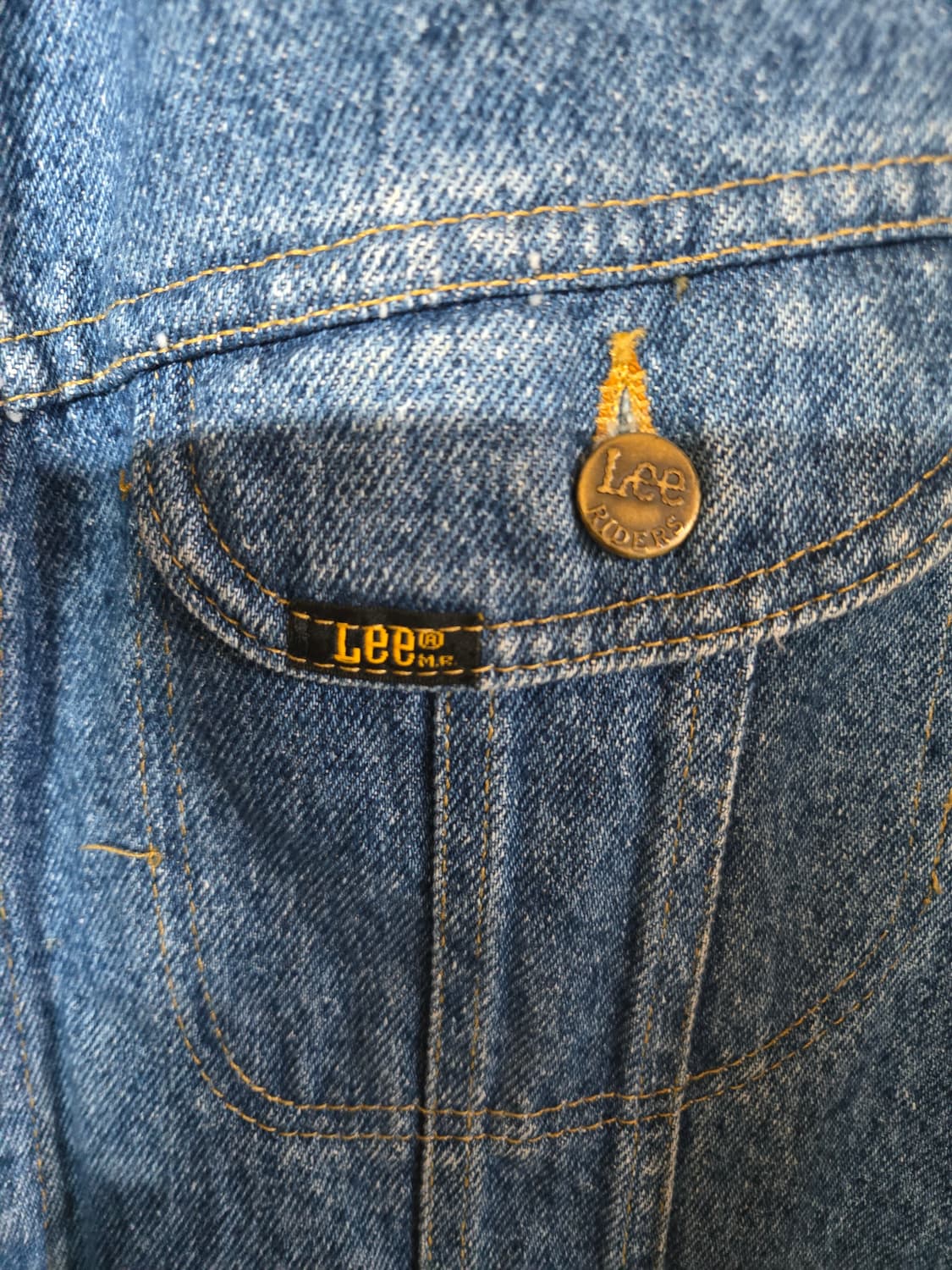 Lee 데님 라이더스 트러커 USA 청자켓 L 상품이미지5