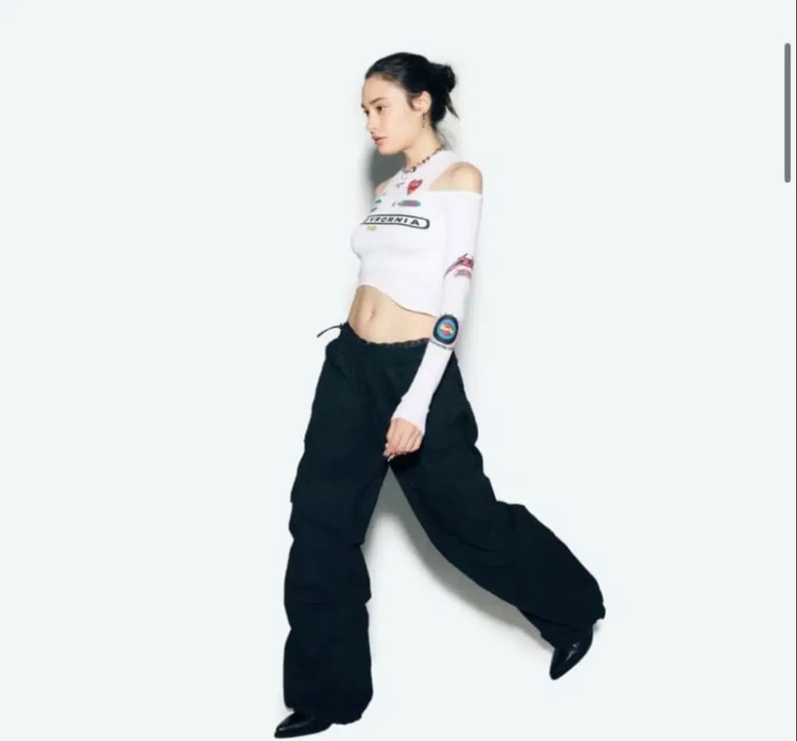 애즈이프캘리 카고팬츠 블랙 상품이미지1