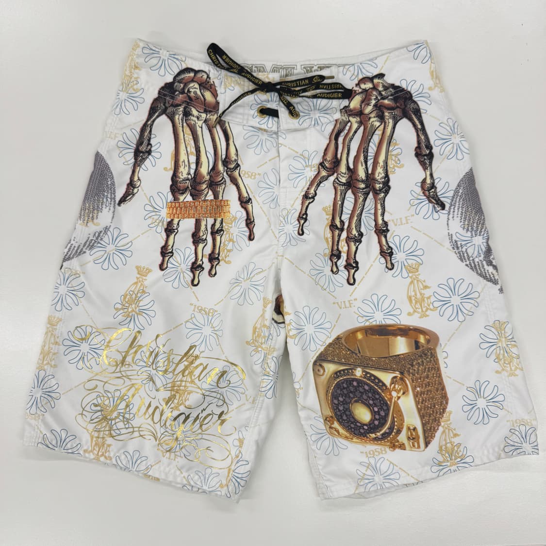 Christian Audigier Skull Board shorts 상품이미지3
