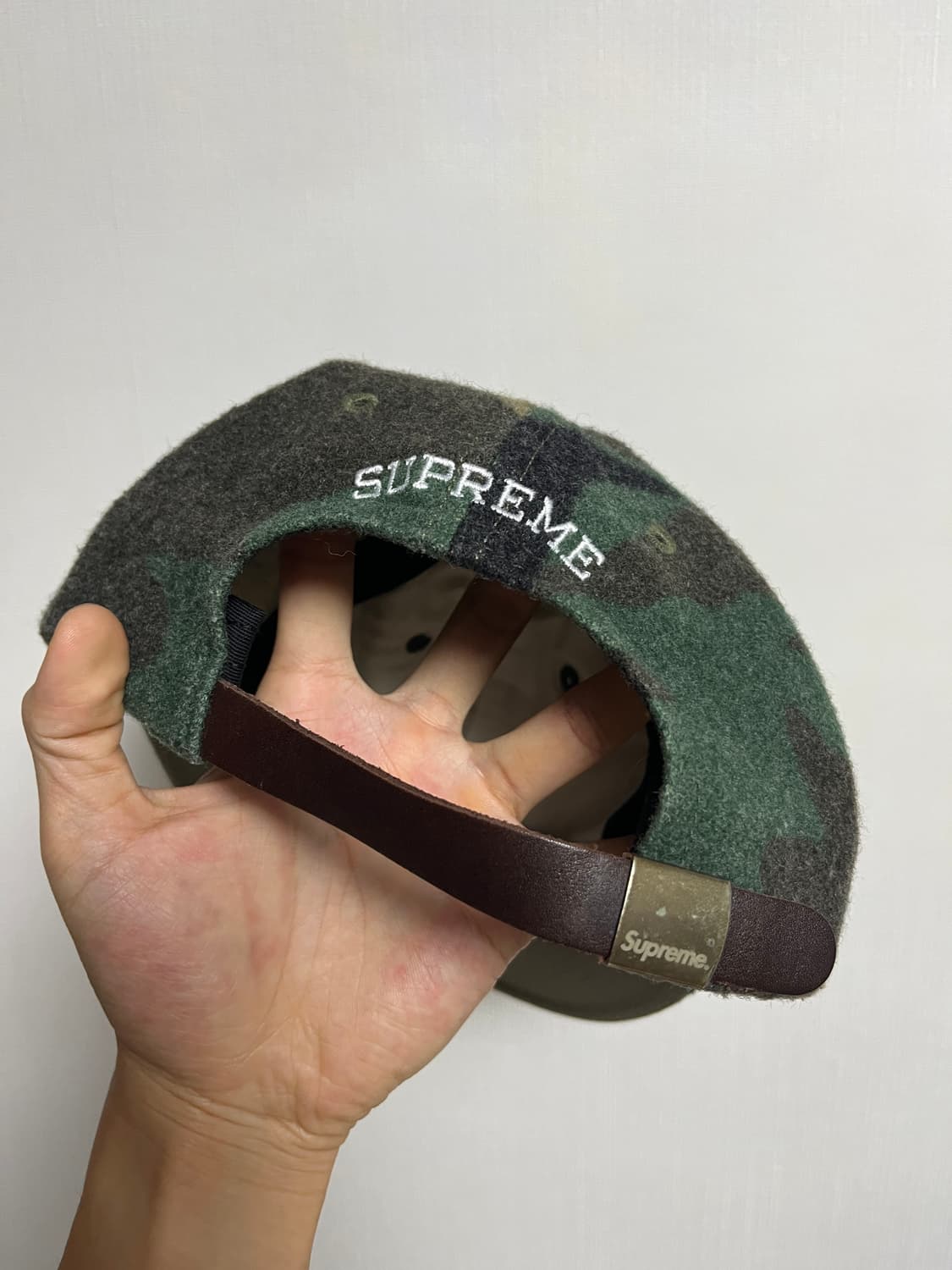 Made in USA 슈프림 S로고 캡 상품이미지2