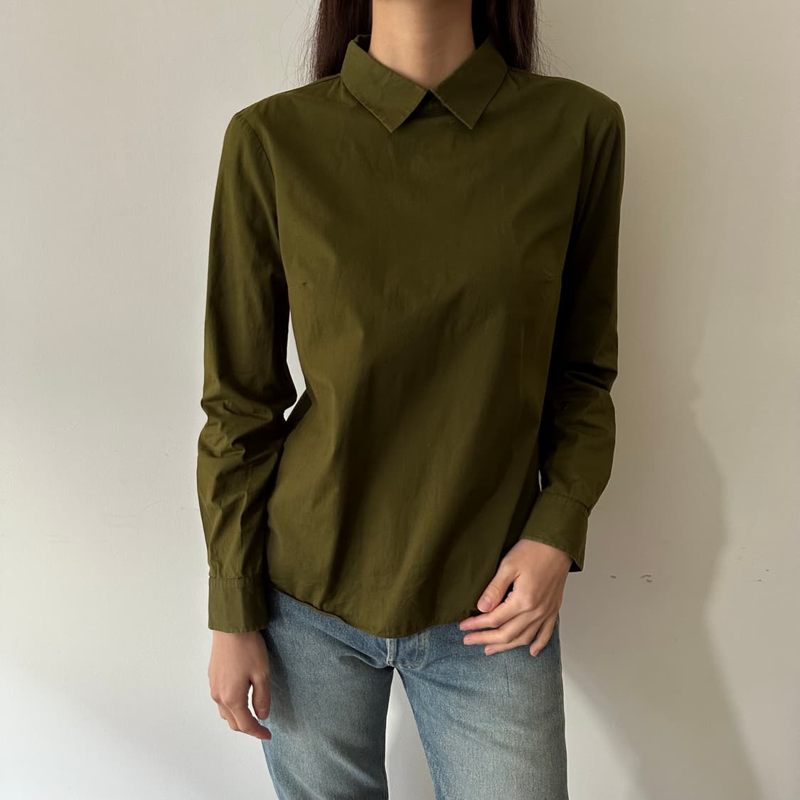 질샌더 네이비 jil sander navy 블라우스 상품이미지1
