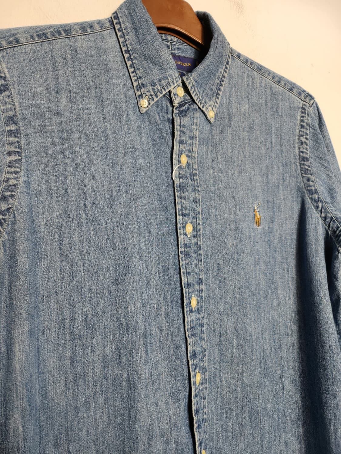 S 폴로 랄프로렌 클래식핏 데님 셔츠 상품이미지2