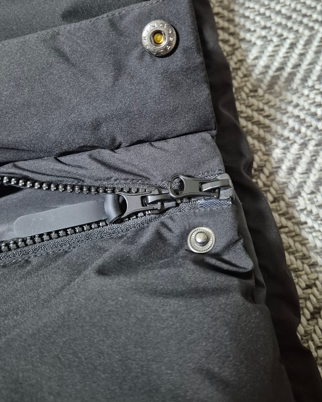 스파오 패딩베스트 L 블랙 상품이미지3