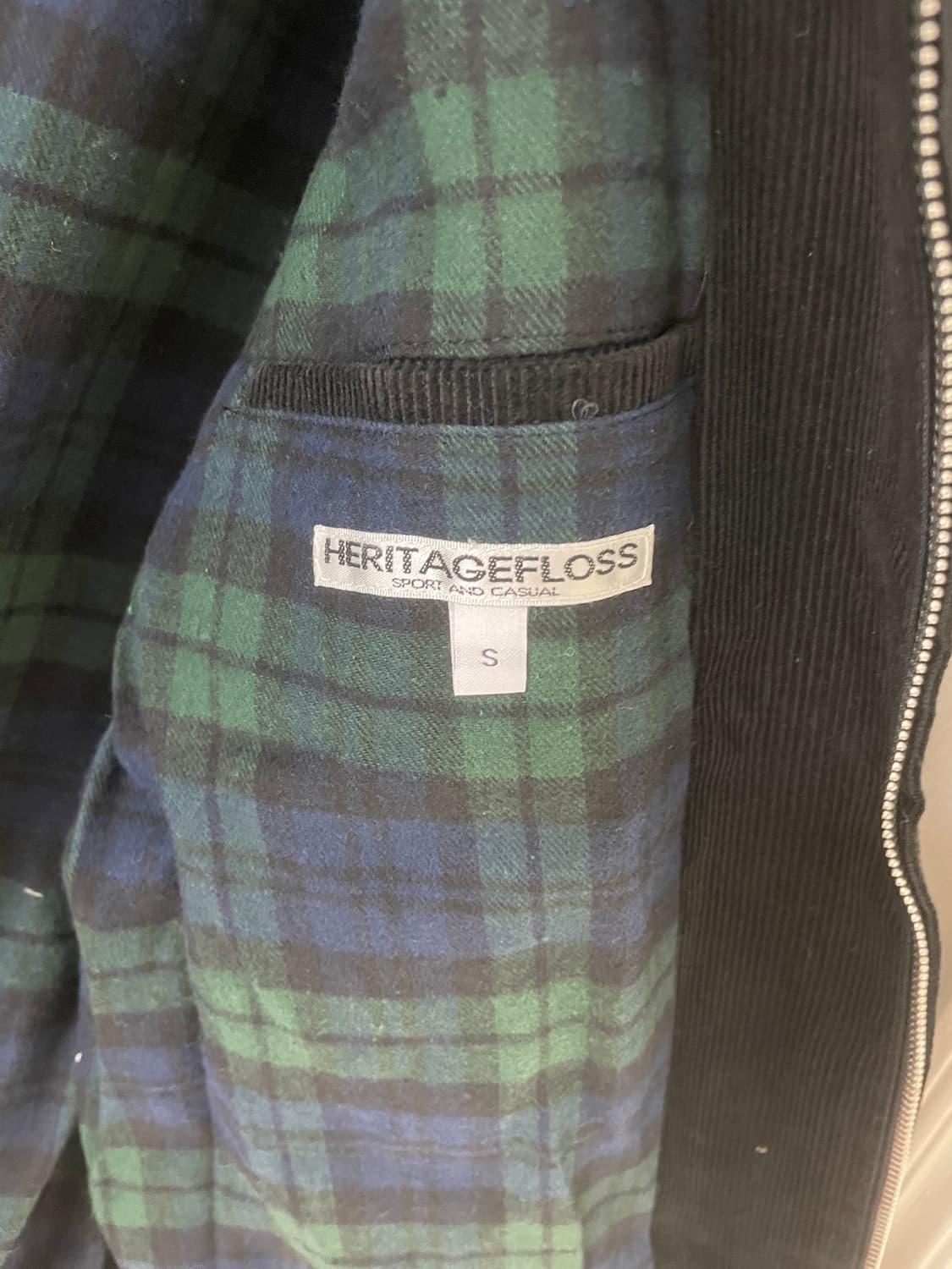 헤리티지플로스 코듀로이 블랙 s 사이즈 상품이미지3