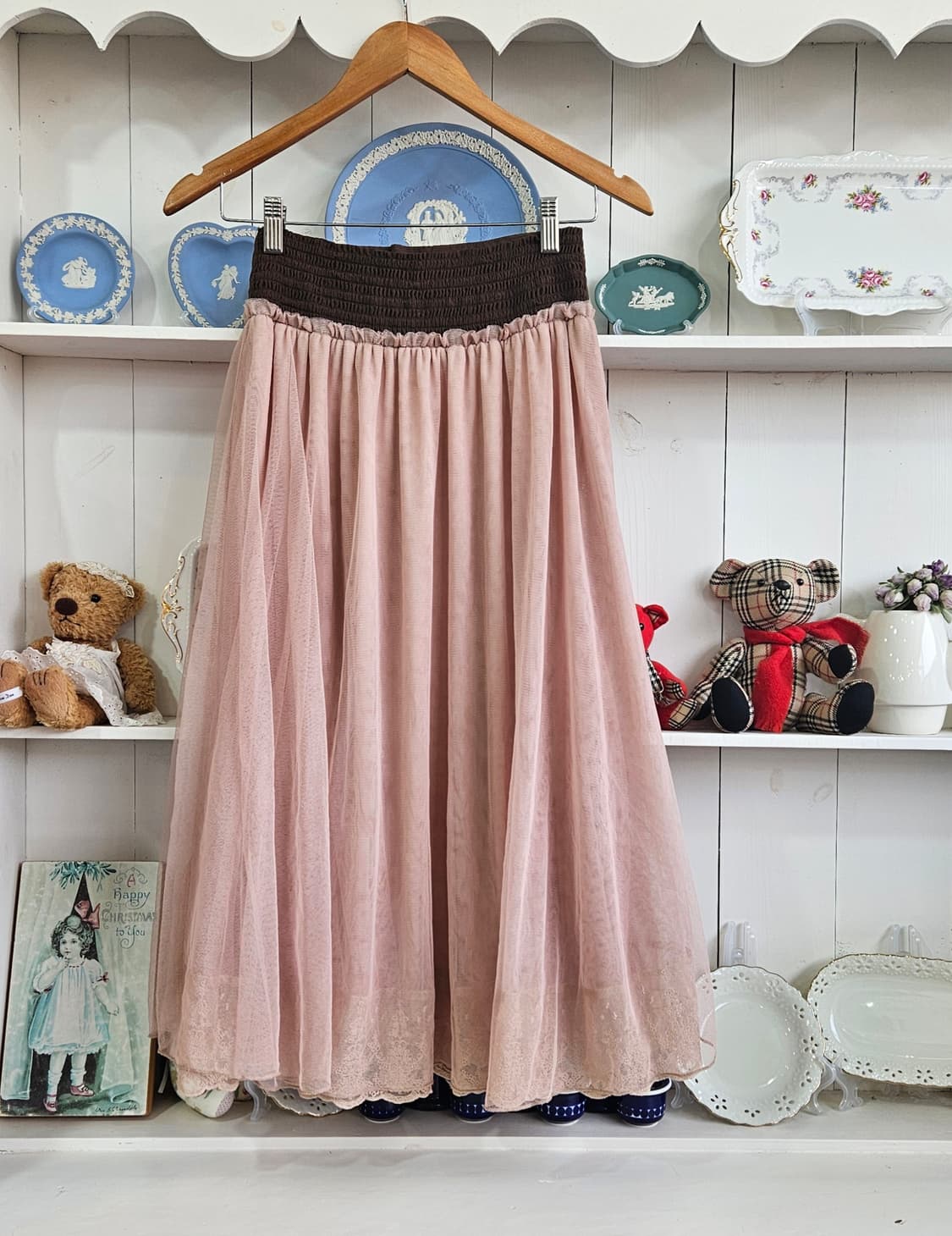 코르셋 튤 레이스 스커트 상품이미지7