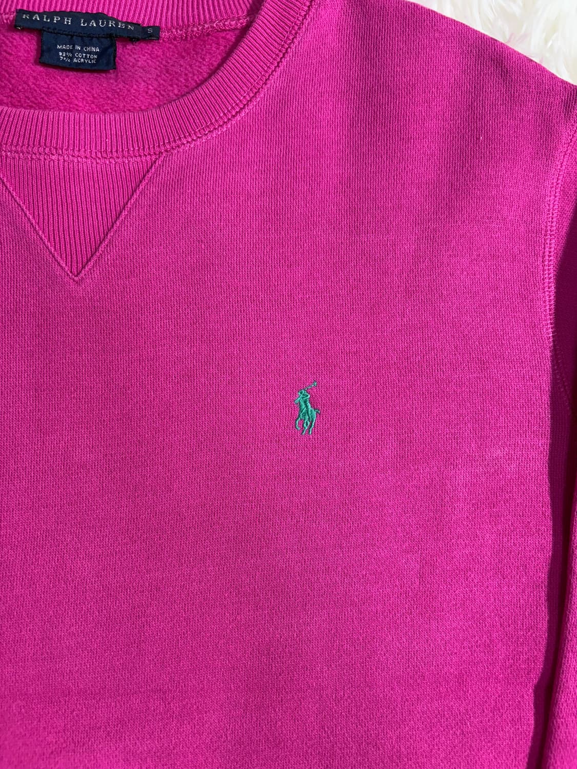 폴로 랄프로렌 딥핑크 포 맨투맨 상품이미지5