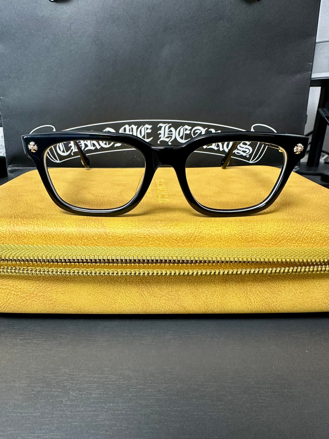 크롬하츠 콕스어커 블랙/골드 새상품급 상품이미지1