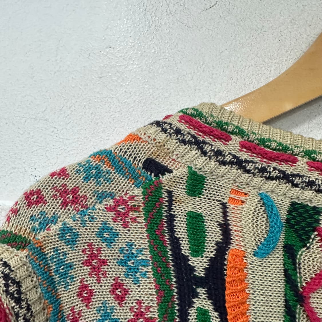 빈티지 케이블 니트 베스트 상품이미지6