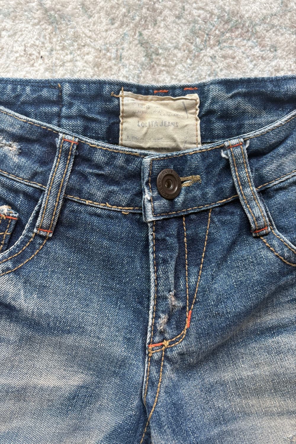 Lolita Jeans Distressed Cut-off Denim 상품이미지7