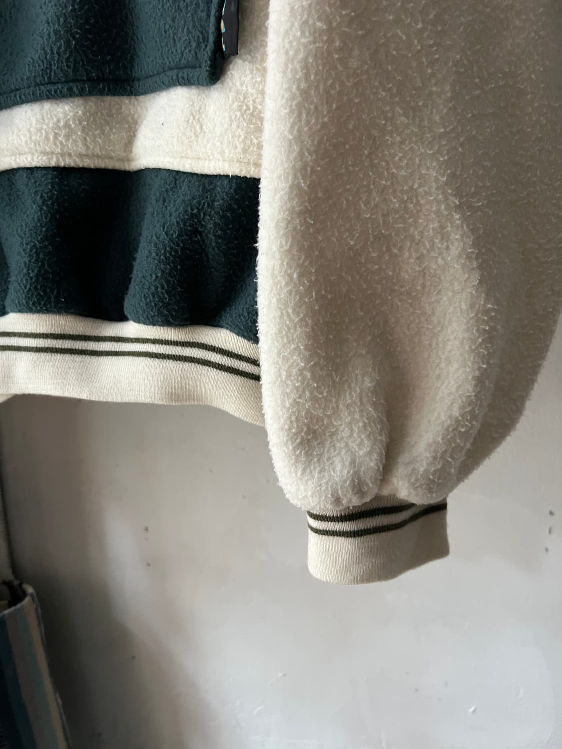 [L]90's Made in USA 오버핏 레이어드 플리스 후드 상품이미지5