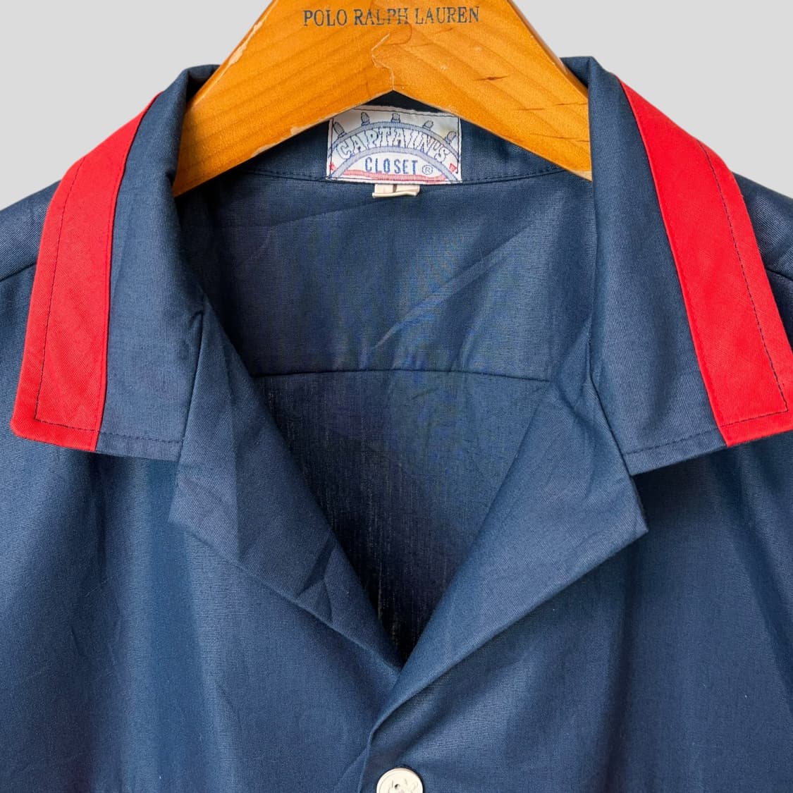 (L)CAPTAIN'S CLOSET 마린 반팔셔츠 made in usa 상품이미지3