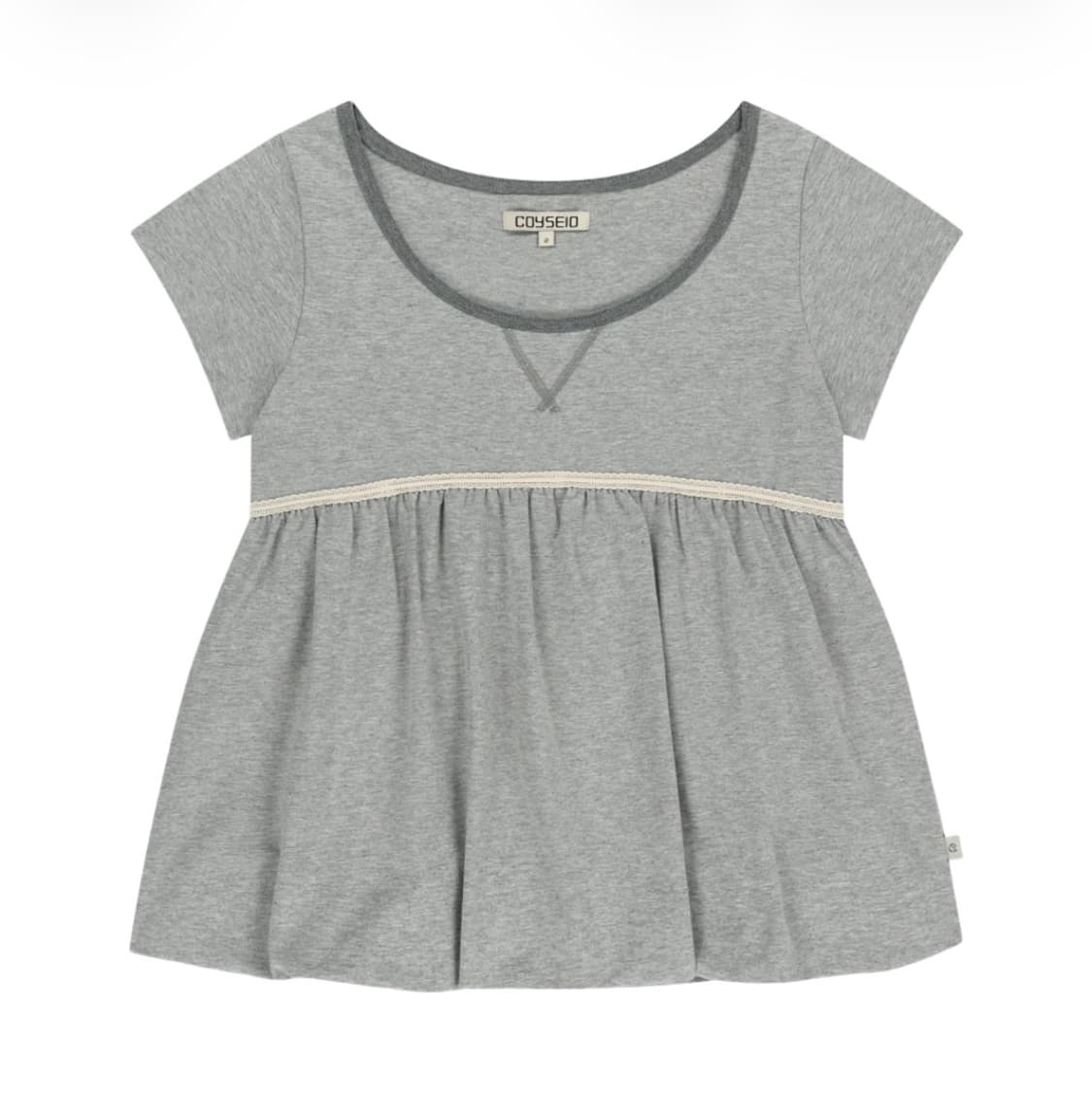 구함) 코이세이오 레이스 벌룬 티셔츠 상품이미지1