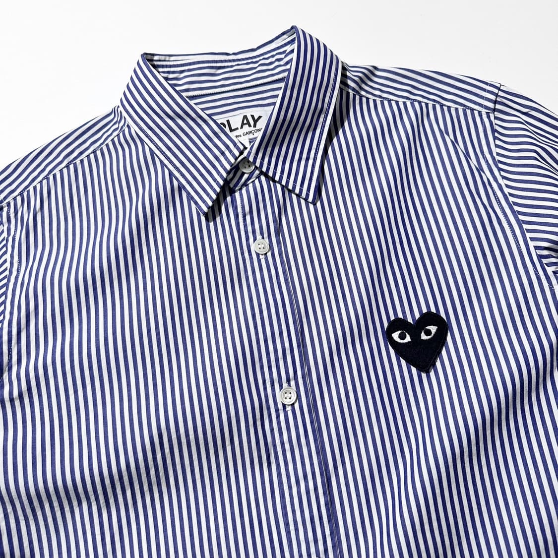 꼼데가르송 플레이 하트와펜 스트라이프 셔츠 상품이미지3