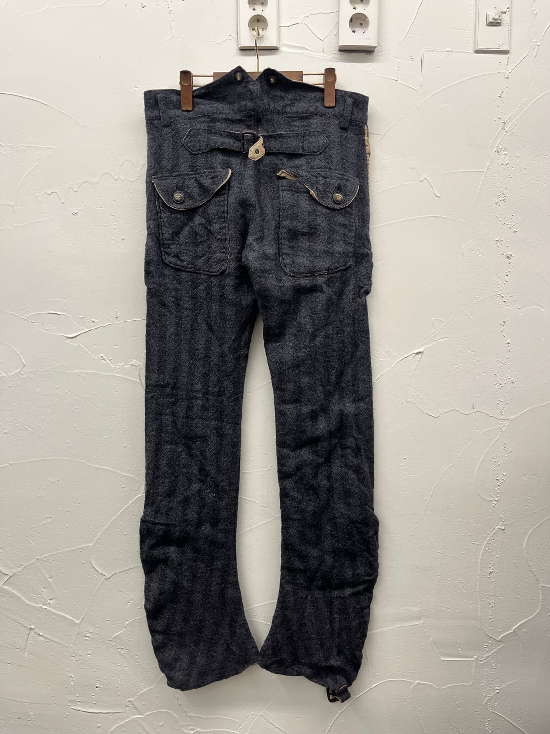 존 불 스트라이프 울 커브드 팬츠 샘플 상품이미지2