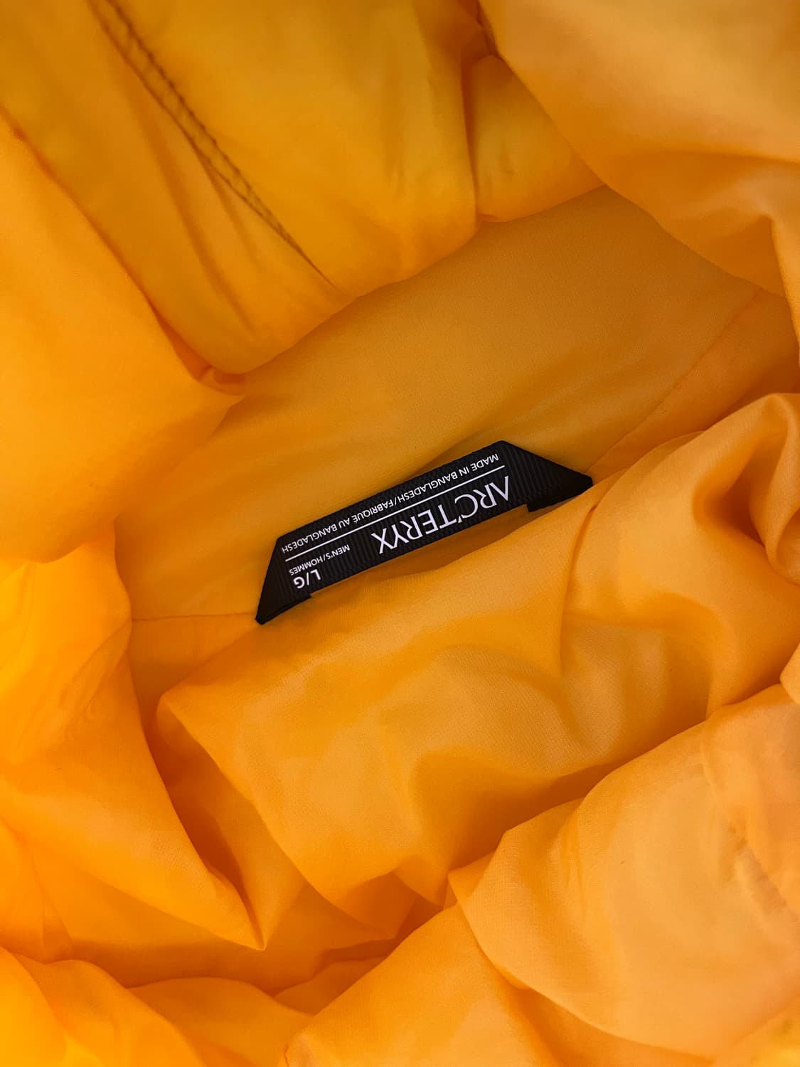 아크테릭스 아톰 후디 L 진노랑 상품이미지5