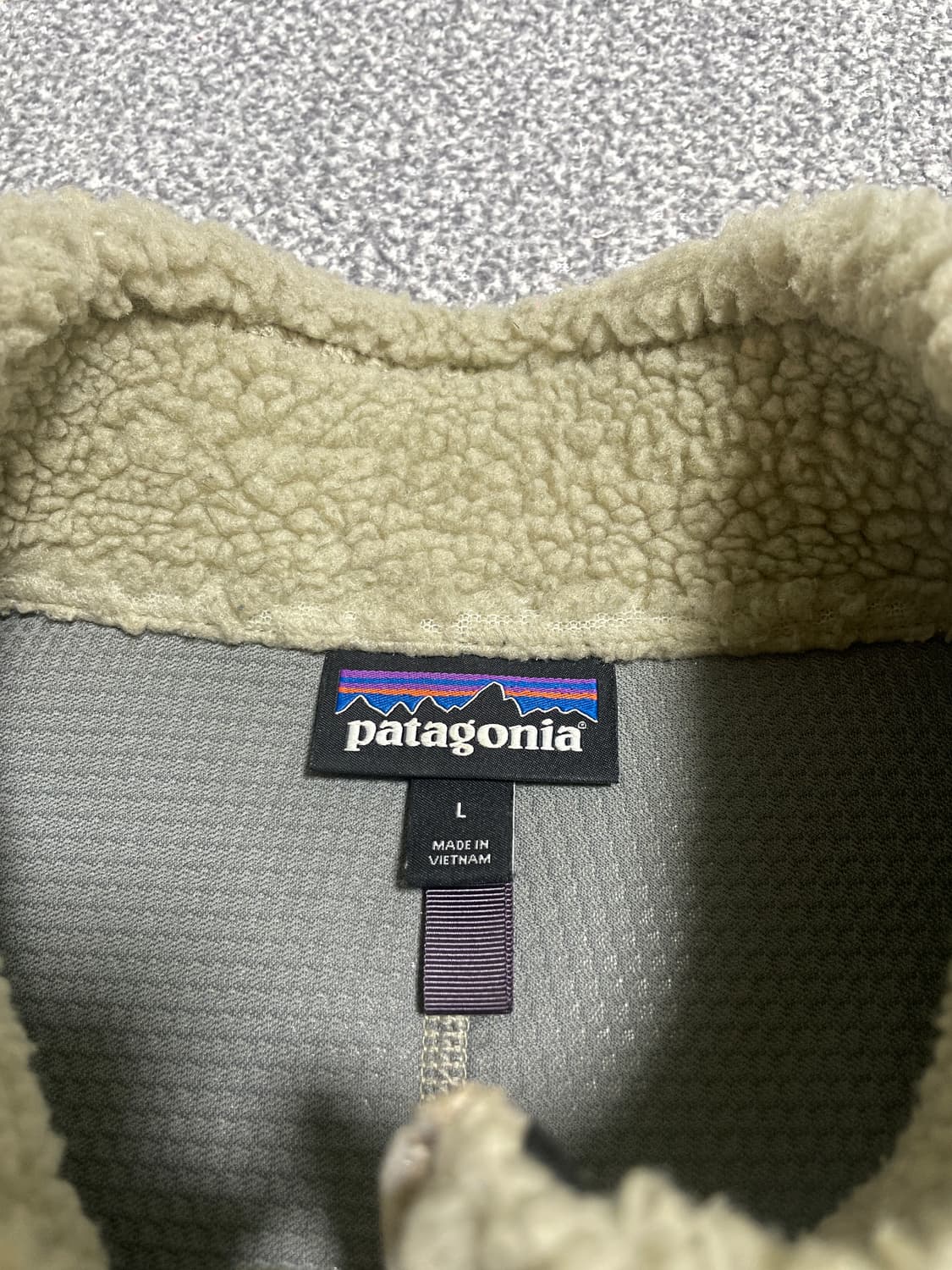 [L] 파타고니아 레트로x 베스트 조끼 아이보리 펠리컨 상품이미지3