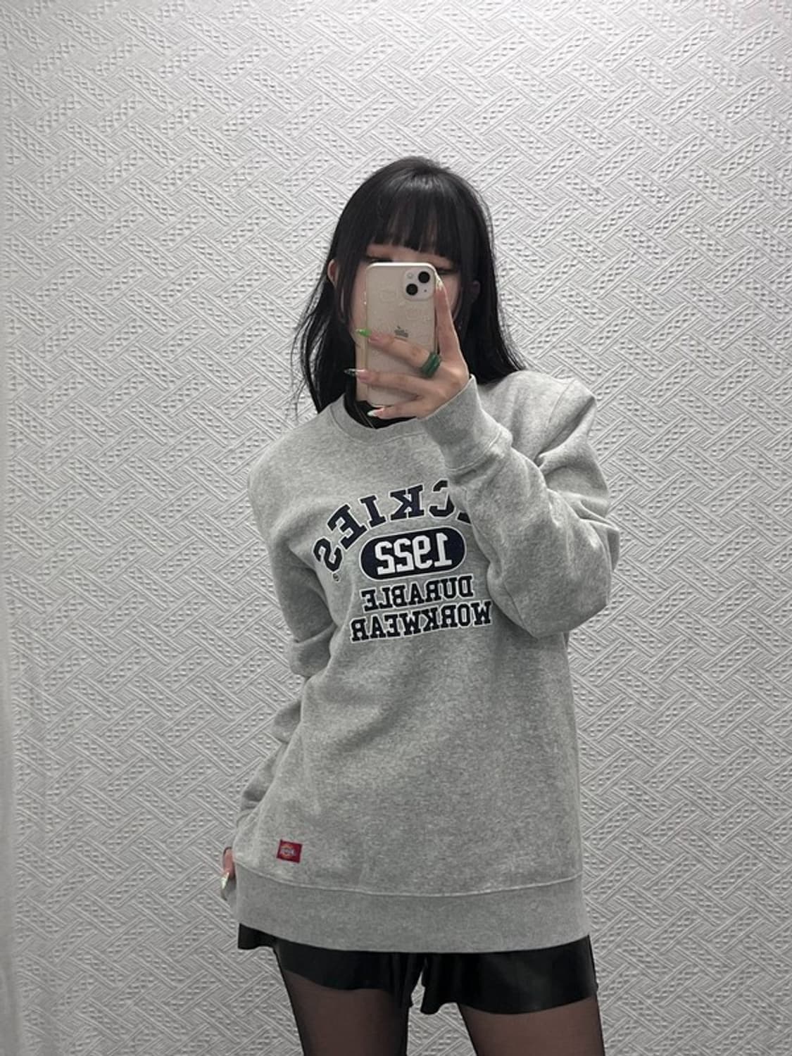 디키즈 빈티지 모던 캐주얼 아치로고 기모 맨투맨 XL C09113 상품이미지2