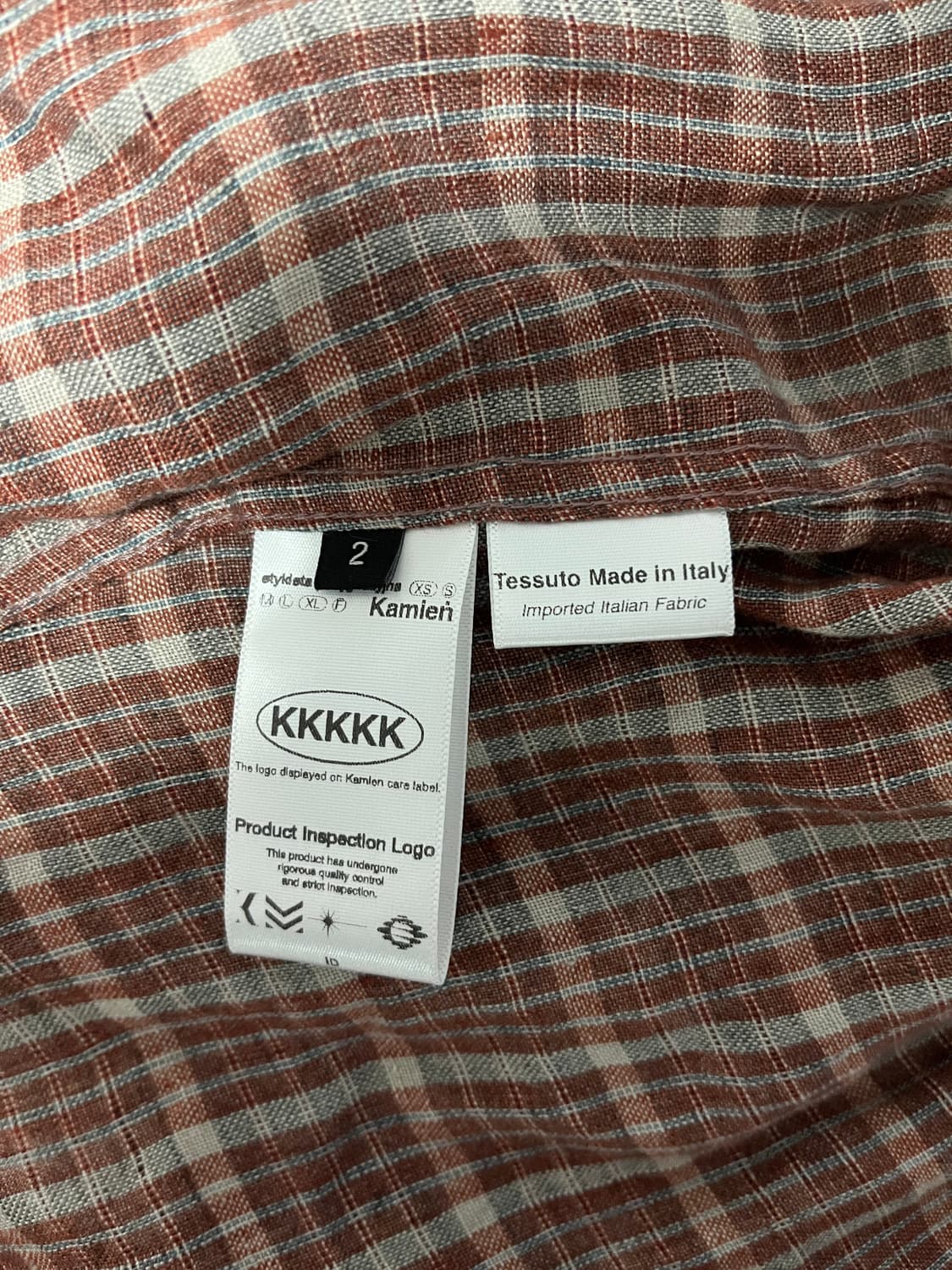 카미엔 린넨체크셔츠 2사이즈 상품이미지4