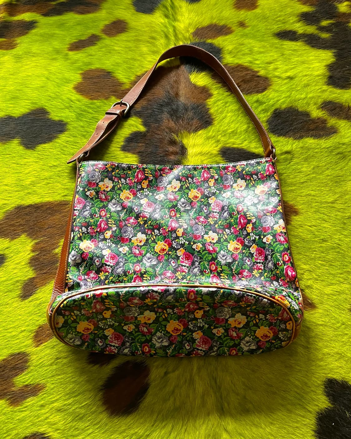 1990s Old KENZO Floral Shoulder Bag 상품이미지10