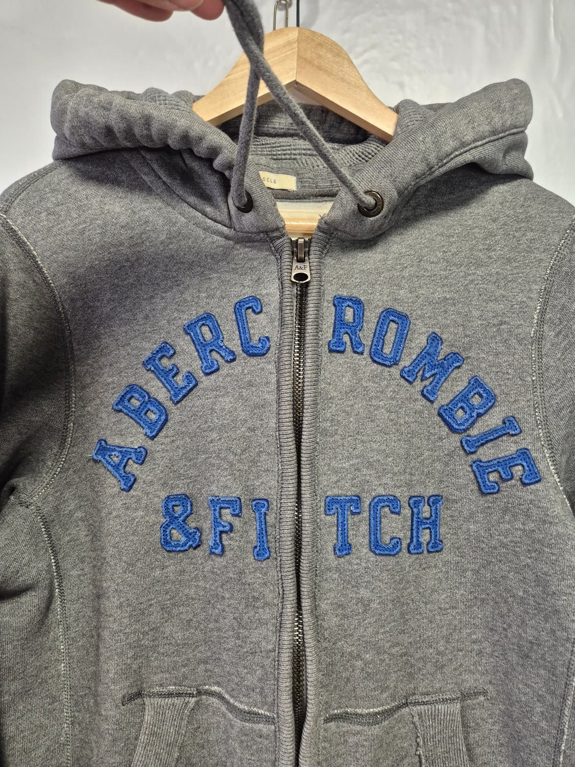 아베크롬비 Y2K 빈티지 후드집업 그레이 M사이즈(상태A급) 상품이미지2