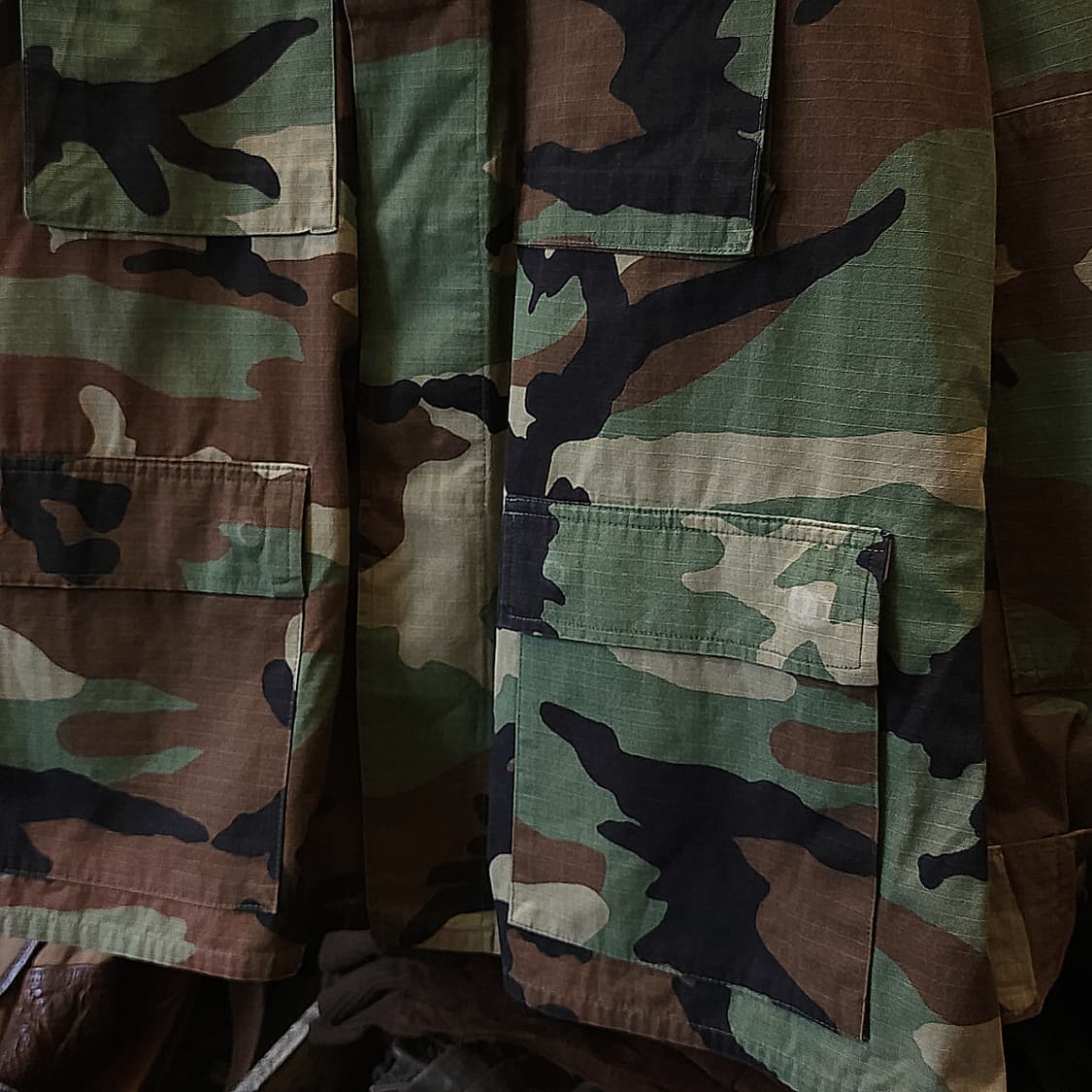 90s 미군 BDU 카모셔츠 우드랜드 라지 래귤러 상품이미지8