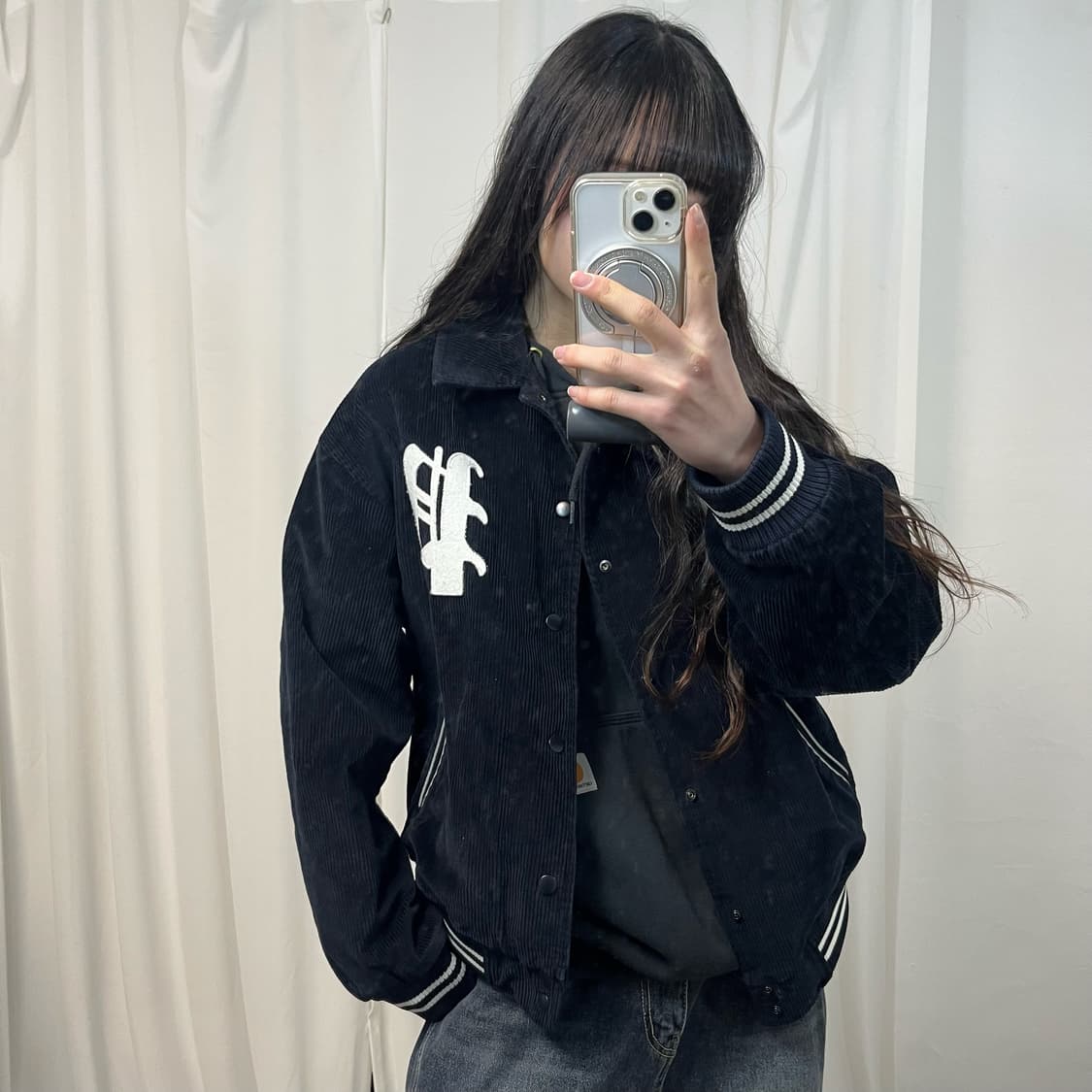 Partimento Black Corduroy Jacket 상품이미지1