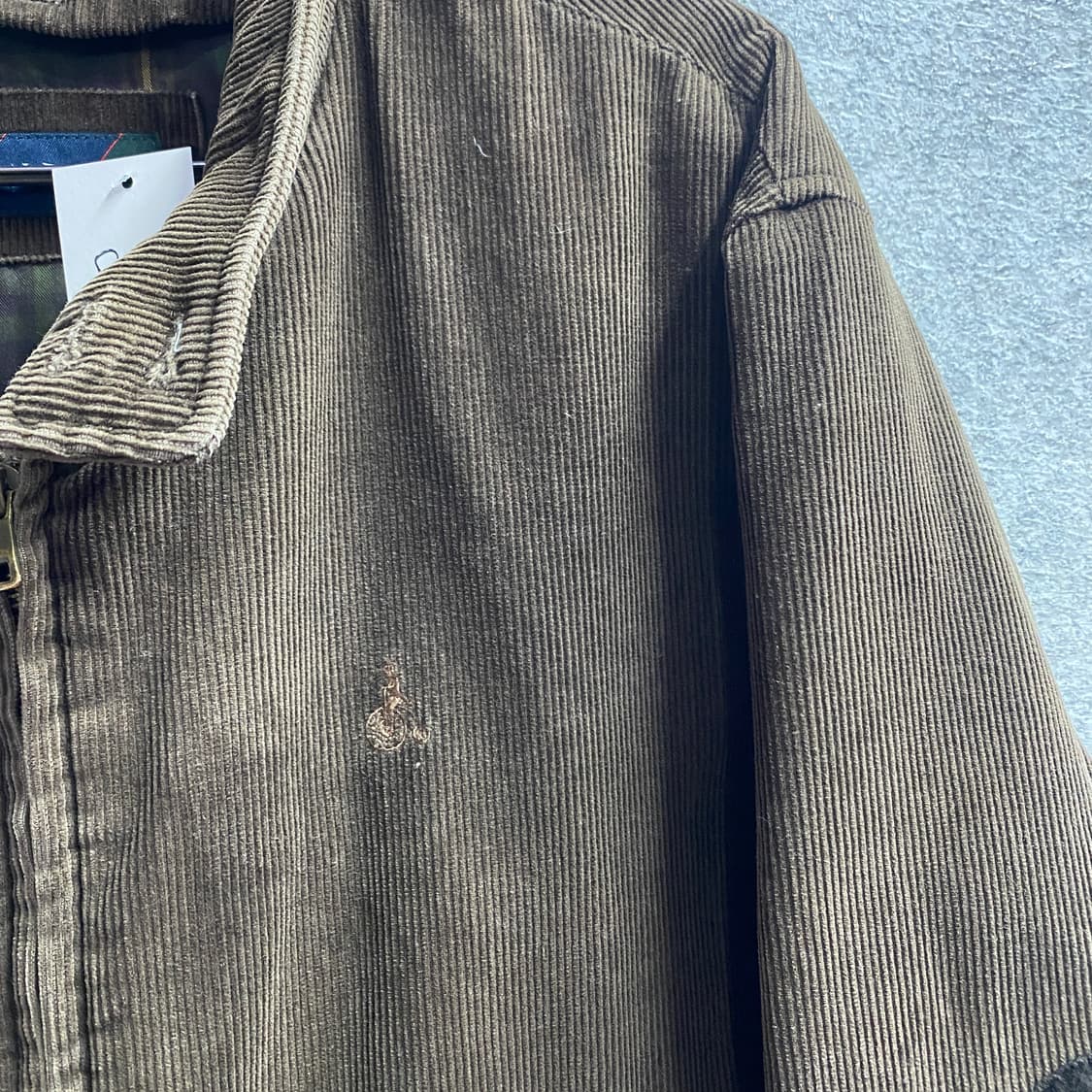 빈폴 코로듀이 바라쿠다 브라운 블루종 자켓 B3910 상품이미지3