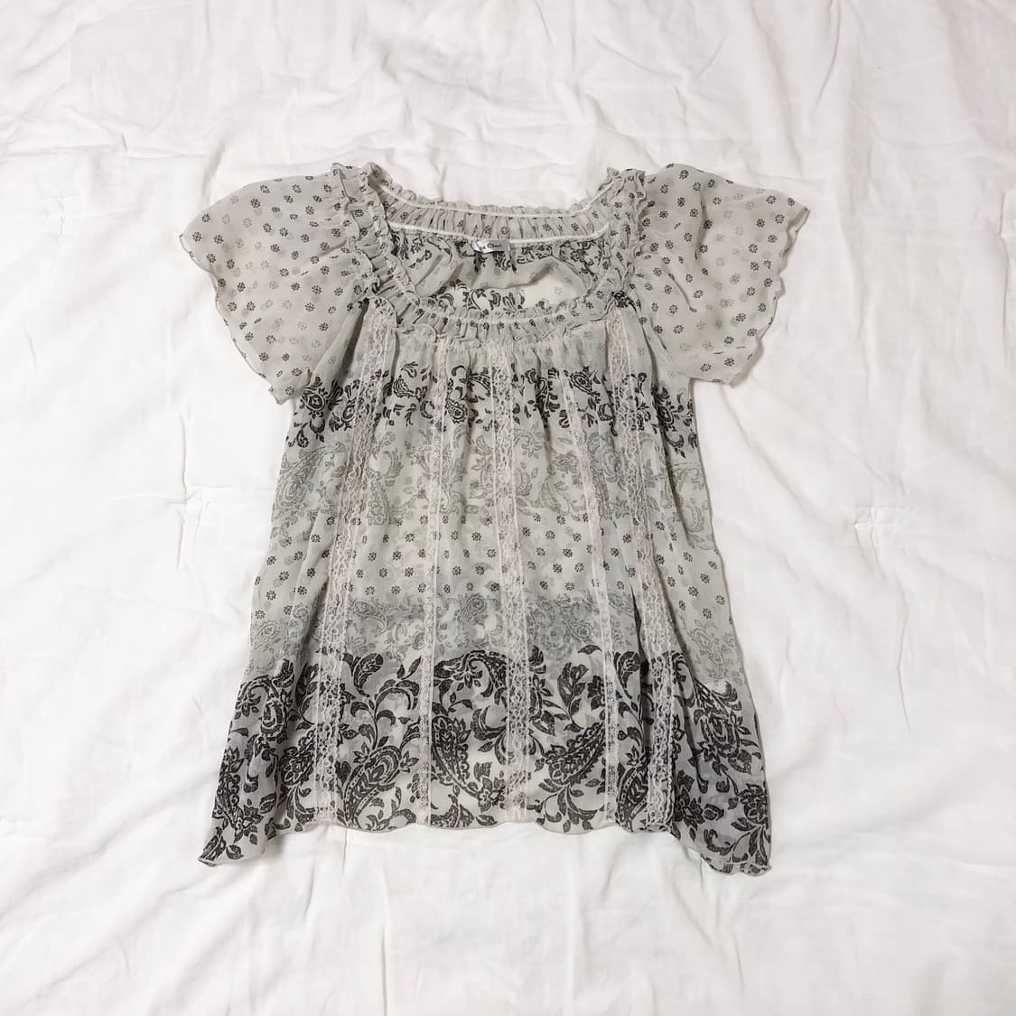 Japanese Vintage 𓋼 초코나무숲 모리걸 코디 세트 3p 상품이미지2