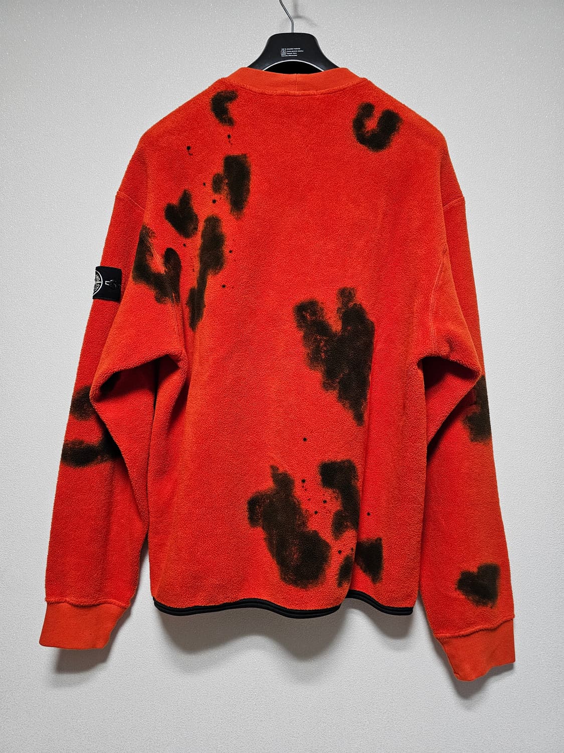 스톤아일랜드 핸드 컬러링 플리스 스웨트셔츠 (새 상품) 상품이미지2