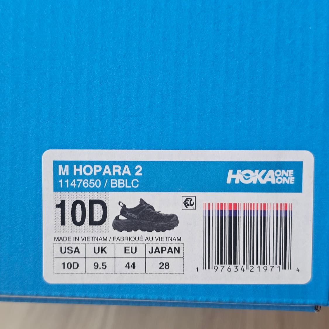 280 새제품) 호카 호파라 2 블랙 샌들 슬리퍼 남자 1147650 상품이미지7